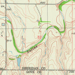 United States Geological Survey Quinter NW, KS (1979, 24000-Scale) digital map