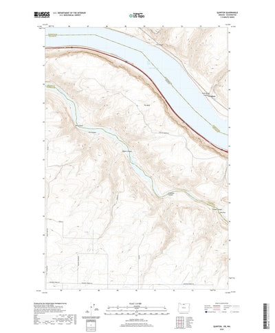 United States Geological Survey Quinton, OR (2020, 24000-Scale) digital map