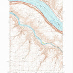 United States Geological Survey Quinton, OR-WA (1971, 24000-Scale) digital map
