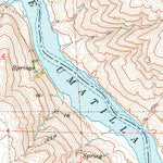 United States Geological Survey Quinton, OR-WA (1971, 24000-Scale) digital map