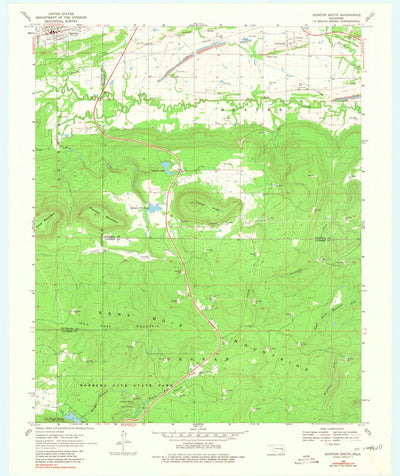 United States Geological Survey Quinton South, OK (1969, 24000-Scale) digital map