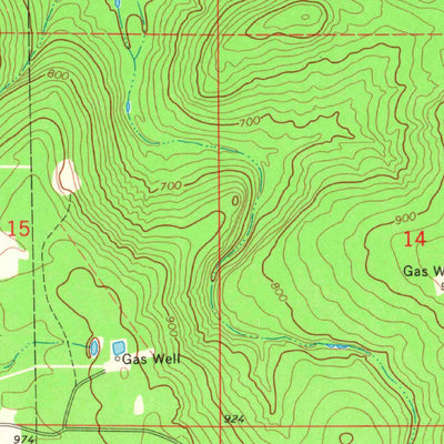 United States Geological Survey Quinton South, OK (1969, 24000-Scale) digital map