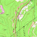 United States Geological Survey Quinwood, WV (1972, 24000-Scale) digital map