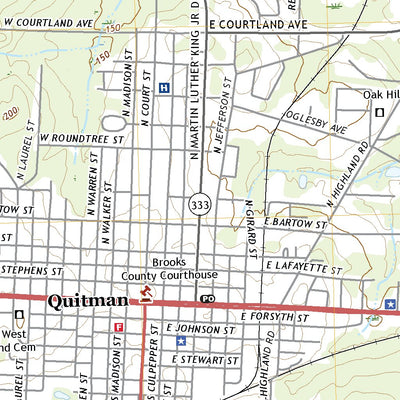 United States Geological Survey Quitman, GA (2020, 24000-Scale) digital map