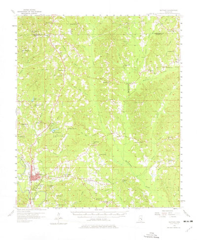 United States Geological Survey Quitman, MS (1957, 62500-Scale) digital map