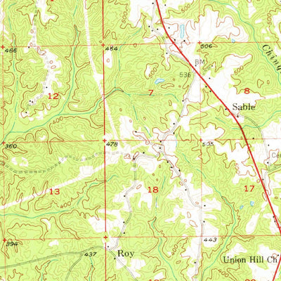United States Geological Survey Quitman, MS (1957, 62500-Scale) digital map