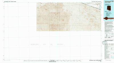 United States Geological Survey Quitobaquito Hills, AZ (1994, 100000-Scale) digital map