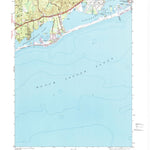 United States Geological Survey Quonochontaug, RI (1953, 24000-Scale) digital map