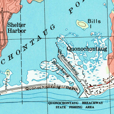 United States Geological Survey Quonochontaug, RI (2001, 24000-Scale) digital map