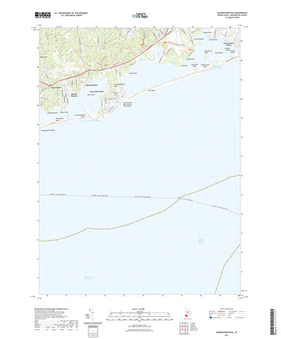 United States Geological Survey Quonochontaug, RI (2021, 24000-Scale) digital map