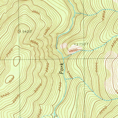 United States Geological Survey Quosatana Butte, OR (1989, 24000-Scale) digital map