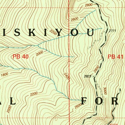 United States Geological Survey Quosatana Butte, OR (1998, 24000-Scale) digital map