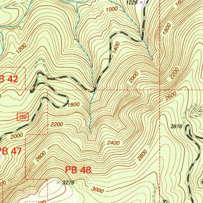 United States Geological Survey Quosatana Butte, OR (1998, 24000-Scale) digital map