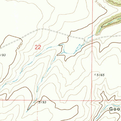 United States Geological Survey Rabbit Ear Mountain, NM (1972, 24000-Scale) digital map