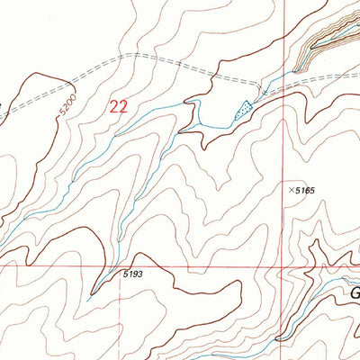 United States Geological Survey Rabbit Ear Mountain, NM (1998, 24000-Scale) digital map
