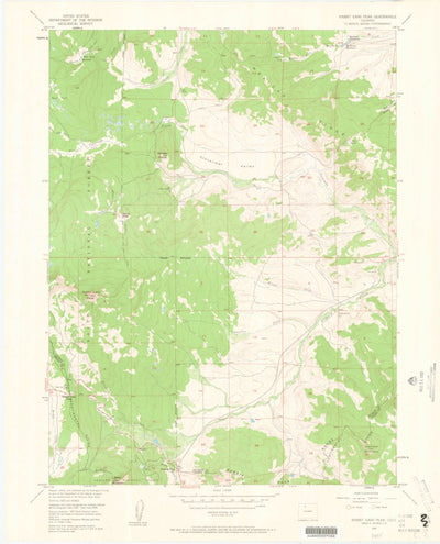 United States Geological Survey Rabbit Ears Peak, CO (1956, 24000-Scale) digital map