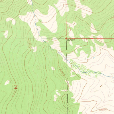 United States Geological Survey Rabbit Ears Peak, CO (1956, 24000-Scale) digital map