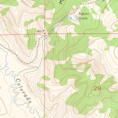 United States Geological Survey Rabbit Ears Peak, CO (1956, 24000-Scale) digital map