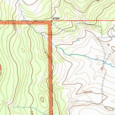 United States Geological Survey Rabbit Ears Peak, CO (2000, 24000-Scale) digital map