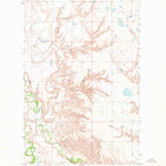 United States Geological Survey Rabbit Hills, MT (1964, 24000-Scale) digital map