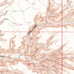 United States Geological Survey Rabbit Hills, MT (1964, 24000-Scale) digital map