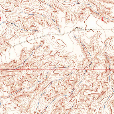 United States Geological Survey Rabbit Hills, MT (1964, 24000-Scale) digital map