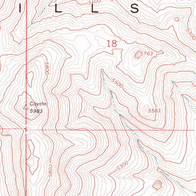 United States Geological Survey Rabbit Hills SW, OR (1967, 24000-Scale) digital map