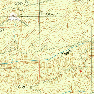 United States Geological Survey Rabbit Mountain, OR (1990, 24000-Scale) digital map