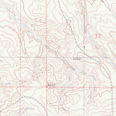 United States Geological Survey Rabbit Mountains, WY (1981, 24000-Scale) digital map
