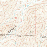United States Geological Survey Rabbit Peak, CA (1959, 24000-Scale) digital map