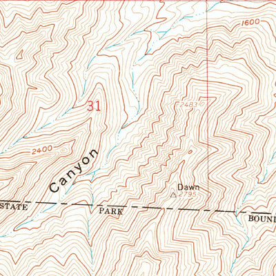 United States Geological Survey Rabbit Peak, CA (1959, 24000-Scale) digital map