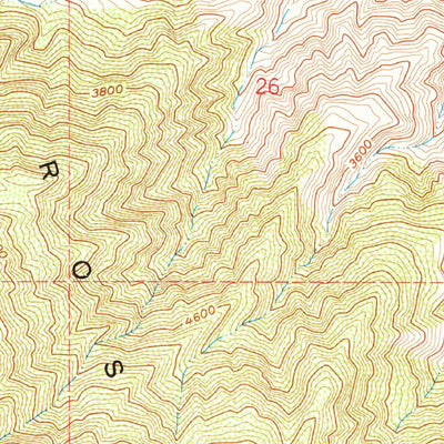United States Geological Survey Rabbit Peak, CA (1959, 24000-Scale) digital map