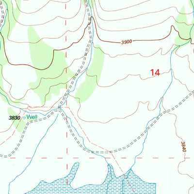 United States Geological Survey Rabbit Valley, OR (1992, 24000-Scale) digital map