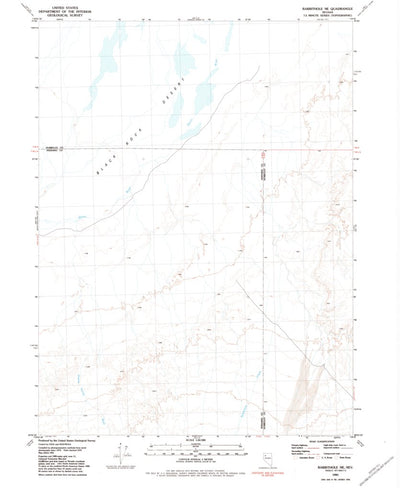 United States Geological Survey Rabbithole NE, NV (1981, 24000-Scale) digital map