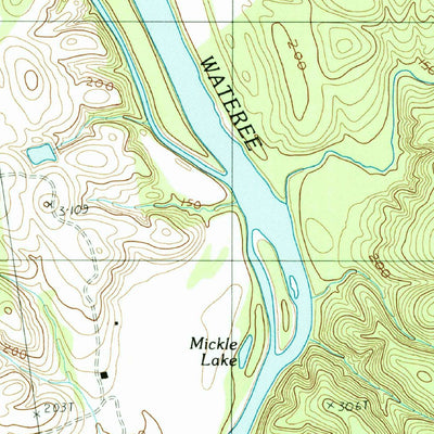 United States Geological Survey Rabon Crossroads, SC (1988, 24000-Scale) digital map