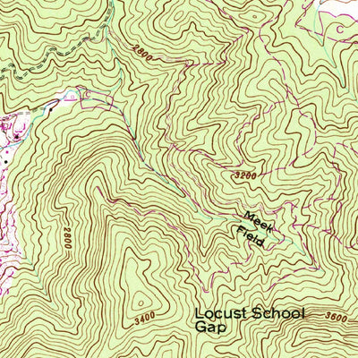 United States Geological Survey Rabun Bald, GA-NC (1946, 24000-Scale) digital map