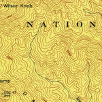 United States Geological Survey Rabun Bald, GA-NC (1947, 24000-Scale) digital map