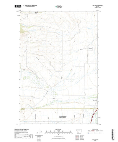United States Geological Survey Racetrack, MT (2020, 24000-Scale) digital map
