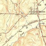 United States Geological Survey Racine, MO-OK-KS (1950, 24000-Scale) digital map