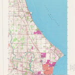United States Geological Survey Racine North, WI (1958, 24000-Scale) digital map