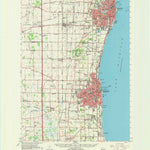 United States Geological Survey Racine, WI (1959, 62500-Scale) digital map