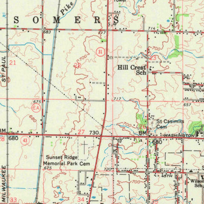 United States Geological Survey Racine, WI (1959, 62500-Scale) digital map