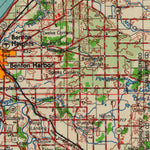 United States Geological Survey Racine, WI-MI-IL (1962, 250000-Scale) digital map
