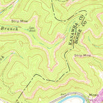 United States Geological Survey Racine, WV (1965, 24000-Scale) digital map