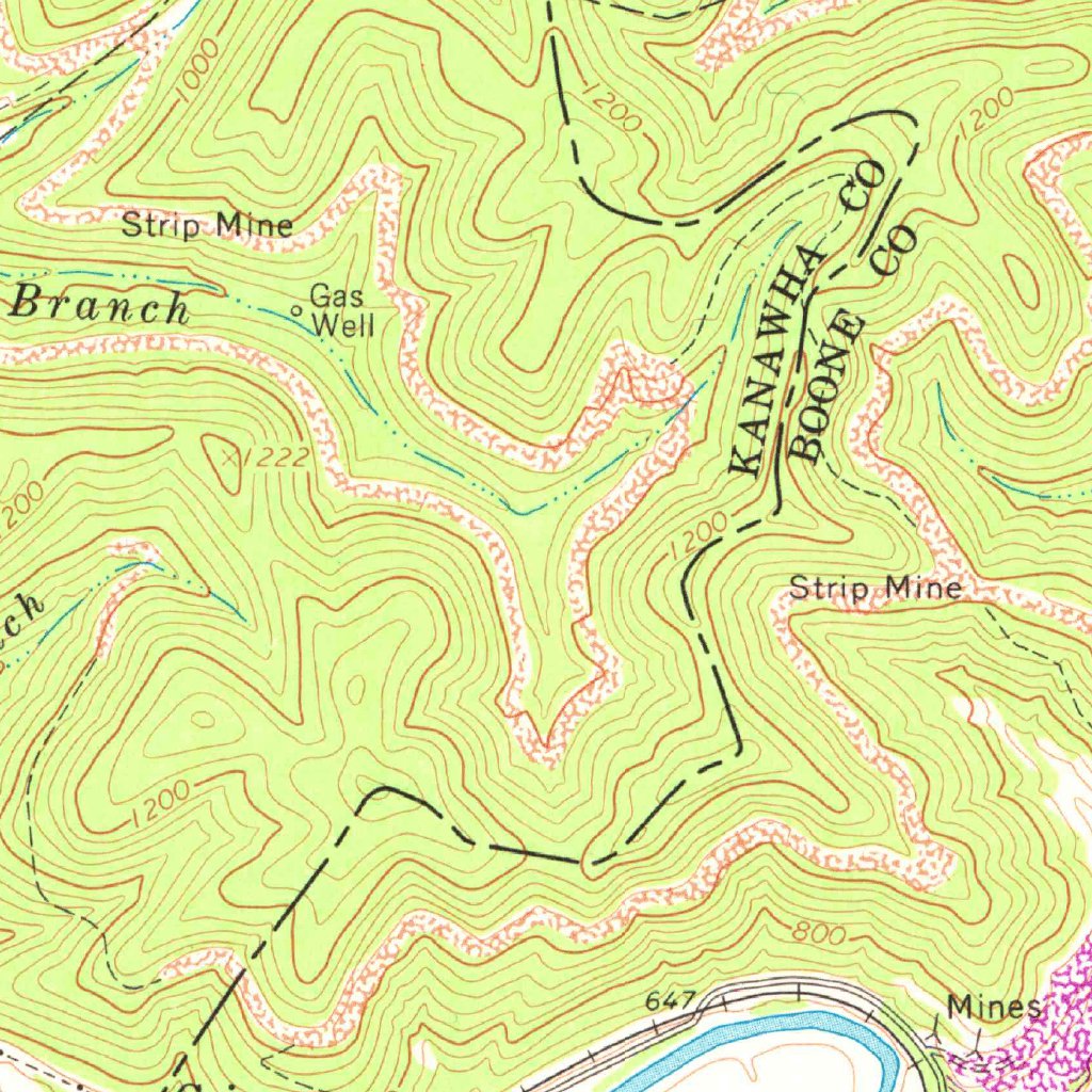 Racine, WV (1965, 24000-Scale) Map by United States Geological Survey ...