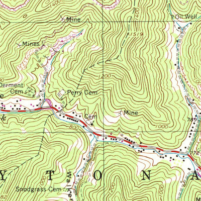 United States Geological Survey Racine, WV (2000, 24000-Scale) digital map