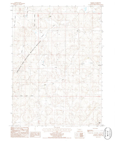 United States Geological Survey Rackett, NE (1986, 24000-Scale) digital map