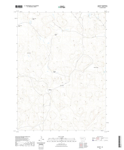 United States Geological Survey Rackett, NE (2021, 24000-Scale) digital map