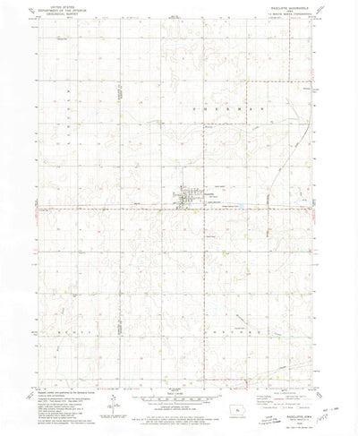 United States Geological Survey Radcliffe, IA (1979, 24000-Scale) digital map