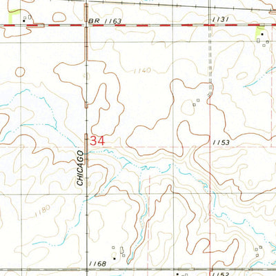 United States Geological Survey Radcliffe, IA (1979, 24000-Scale) digital map